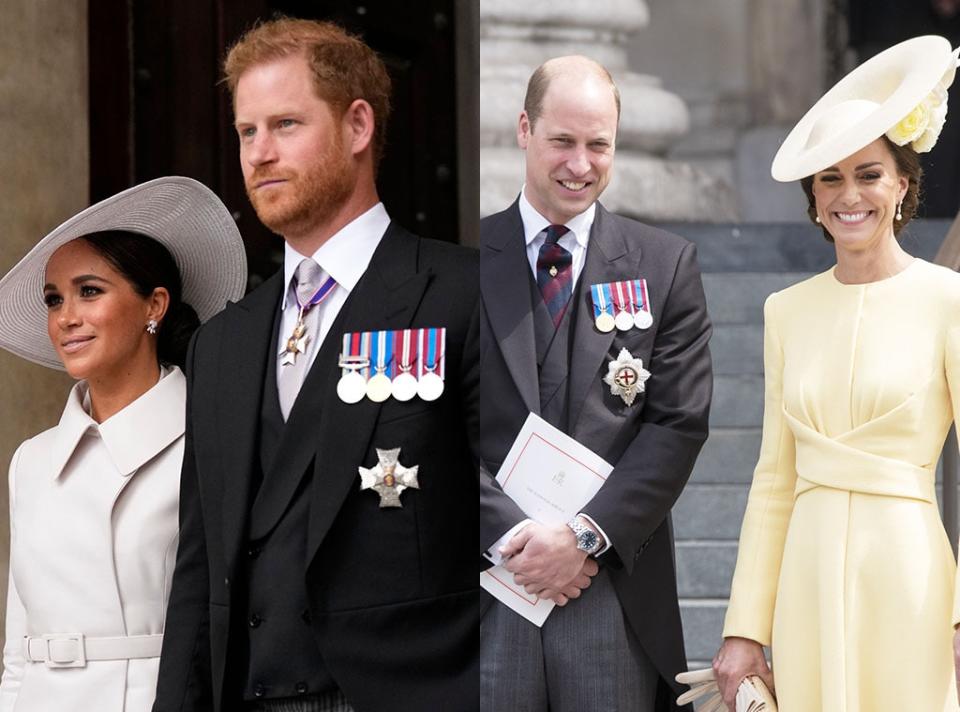 Prince Harry, Meghan Markle, Prince William, Catherine Duchess of Cambridge