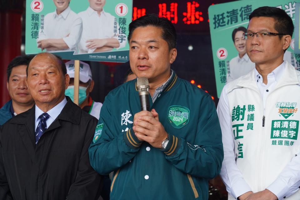 民進黨宜蘭立委候選人陳俊宇回嗆陳琬惠，好好面對自己學習過程及成果，不是透過司法混淆視聽。林泊志攝