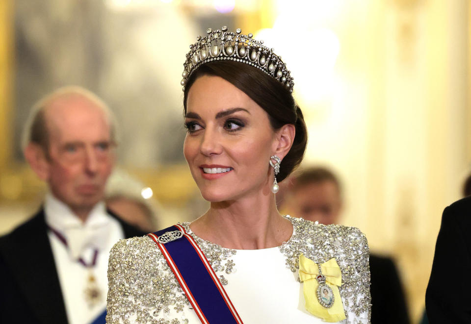 The royal during the State Banquet at Buckingham Palace on Nov. 22, 2022 in London. (CHRIS Jackson GETTY IMAGES / Chris Jackson/Getty Images)