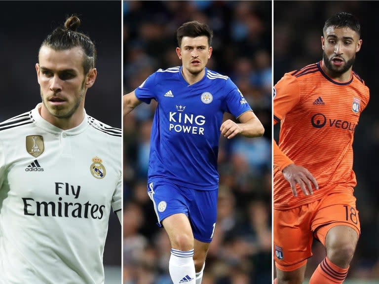 Follow LIVE updates as we bring you the best of Monday’s transfer news as Manchester United are on the verge of completing their third signing of the window after the club agreed an £80m fee with Leicester City for Harry Maguire.Arsenal may also add to their squad today after beating Tottenham Hotspur and Liverpool to signing Real Madrid midfielder Dani Ceballos on loan. Madrid are also looking at shifting Gareth Bale after his agent called manager Zinedine Zidane a "disgrace" for saying he hopes the Welshman quickly finds a new club “for everyone’s sake”. The Independent exclusively revealed that Neymar's representatives would be interested in a sensational swap deal.Wilfried Zaha is seeking a solution to his future as the winger continues to be linked with a move to Arsenal, and now it has emerged that Bayern Munich may chase the Crystal Palace player after they admitted defeat in their attempts to sign Callum Hudson-Odoi from Chelsea. Follow all of the latest below:Please allow a moment for the live blog to load.