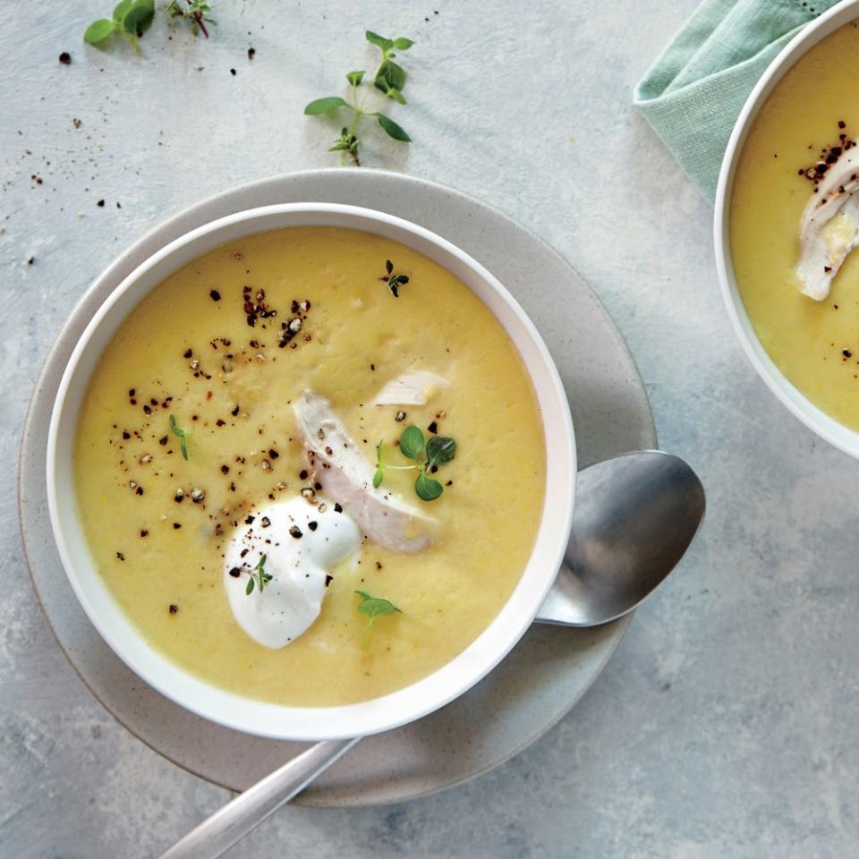 Summer Squash and Chicken Chowder