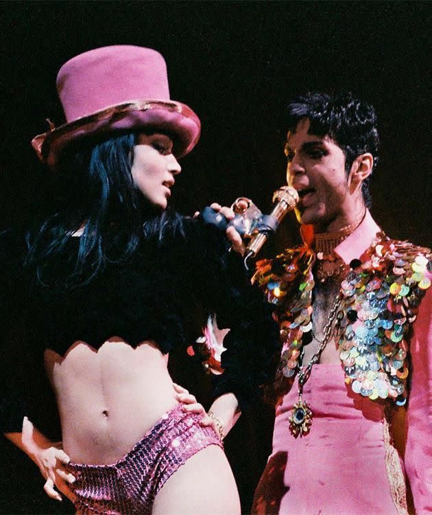 Mayte Garcia and Prince. Photo: Getty