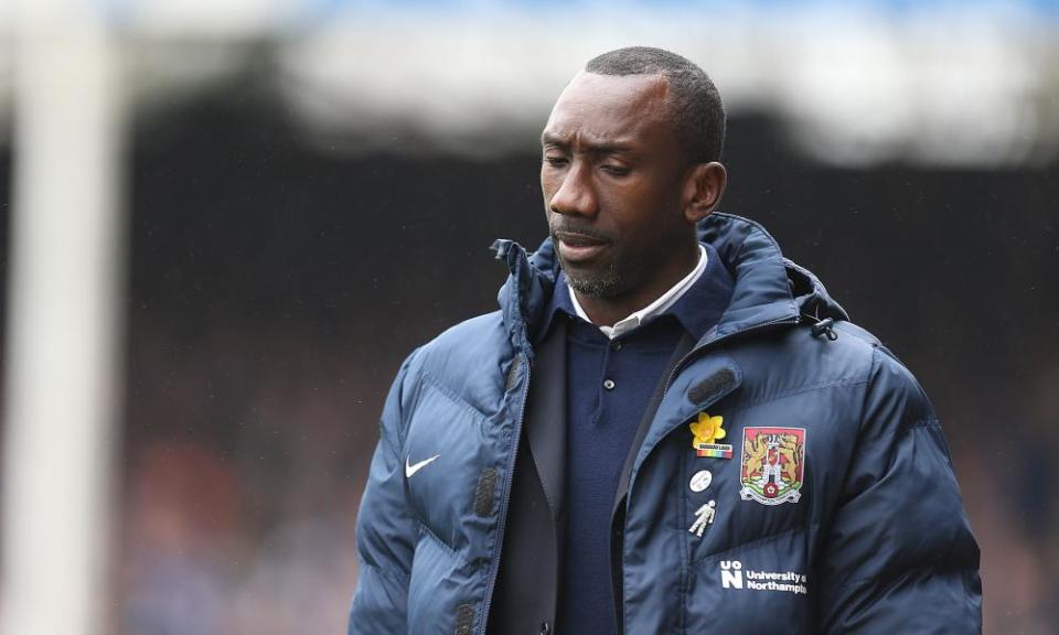 Time has run out for Jimmy Floyd Hasselbaink at Northampton Town.