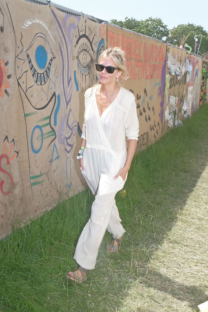 Sienna Miller at Glastonbury, 2019