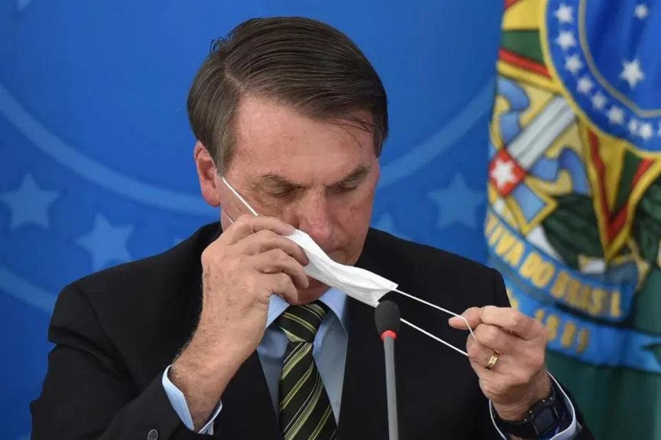 Brazil’s President Jair Bolsonaro has been a face-mask skeptic, rejected science and politicized his response to the coronavirus pandemic.