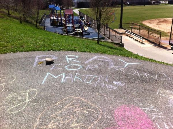 Remembering 8-Year-Old Martin Richard, in Chalk, Peace, and Tears