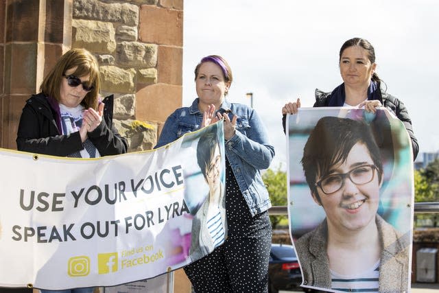 Lyra McKee vigil