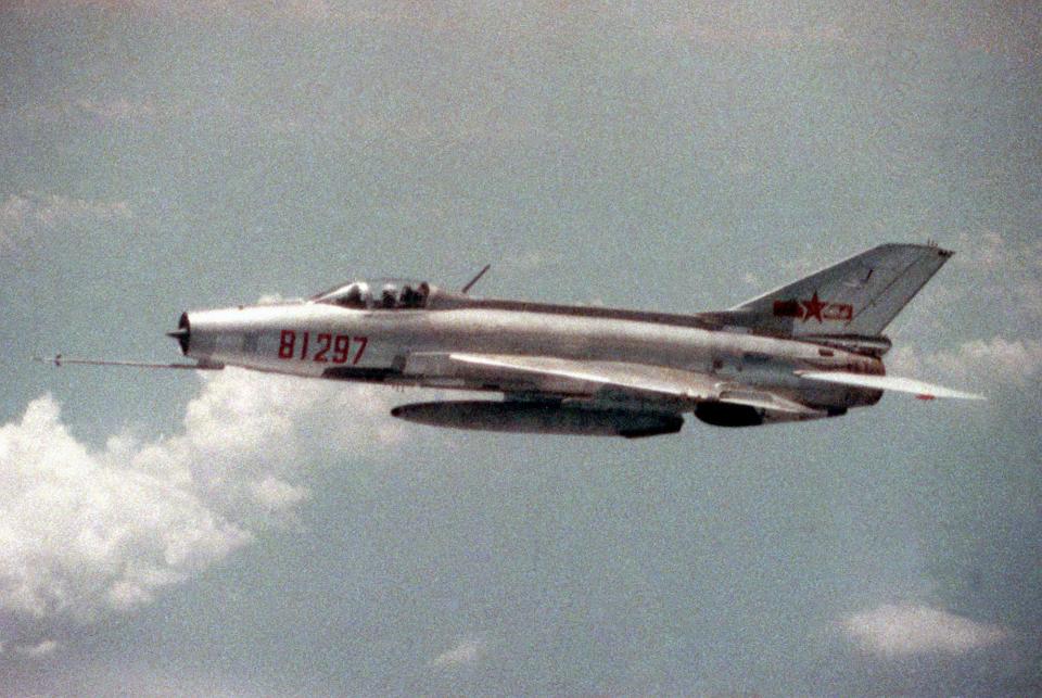 Chinese F-7 fighter jet