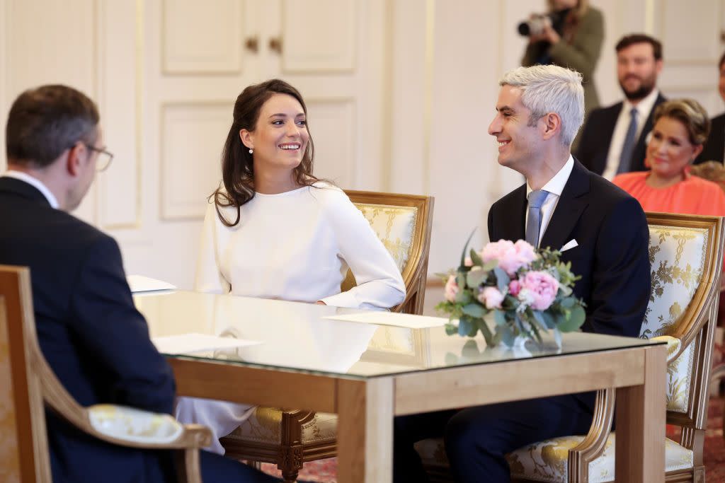 civil wedding of her royal highness alexandra of luxembourg nicolas bagory at luxembourg city hall