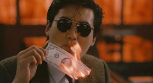 John Woo directed Chow Yun Fat in 'A Better Tomorrow'