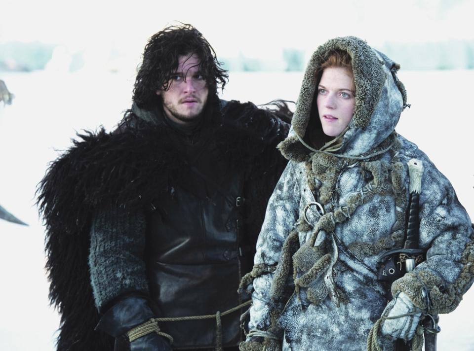 Rose Leslie, Kit Harington, Game Of Thrones