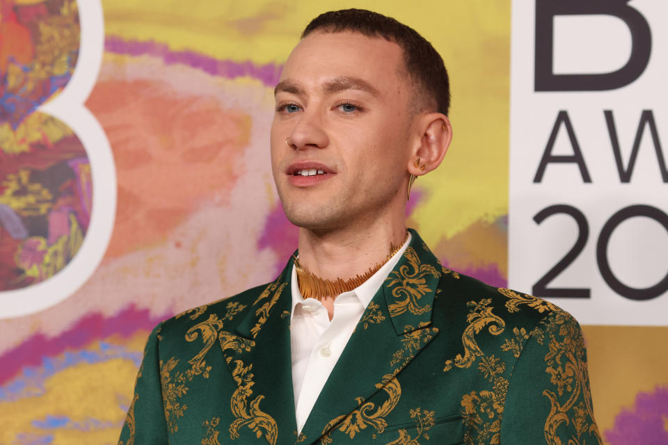 Olly Alexander attends the BRIT Awards 2024 at The O2 Arena