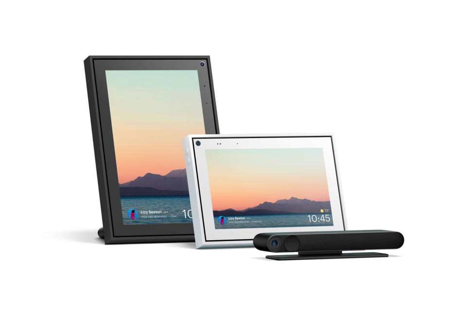 The new Facebook Portal range featuring the standard Portal, Portal Mini and Portal TV (Facebook)