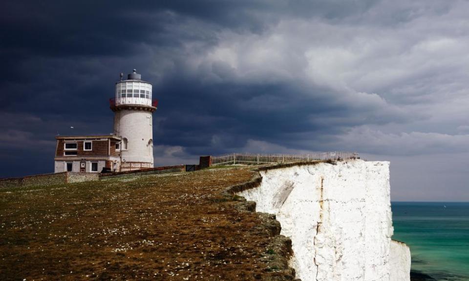 The Belle Tout lighthouse, Beachy Head, converted to a holiday home by Ted Cullinan.