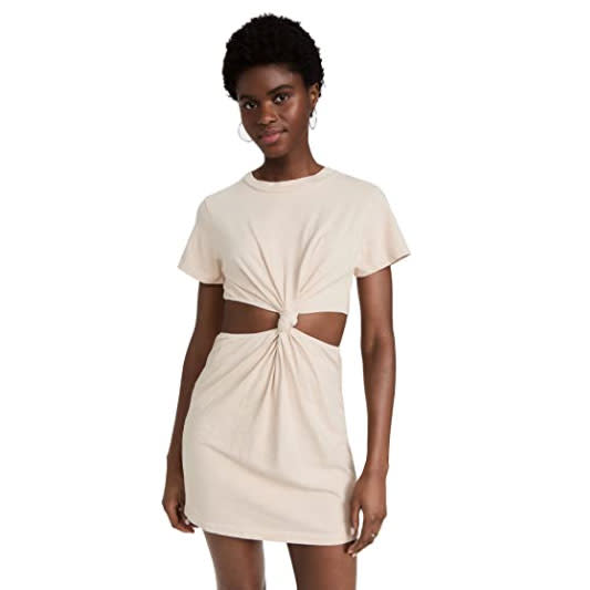 LNA Women's Devan Twist Tee Dress