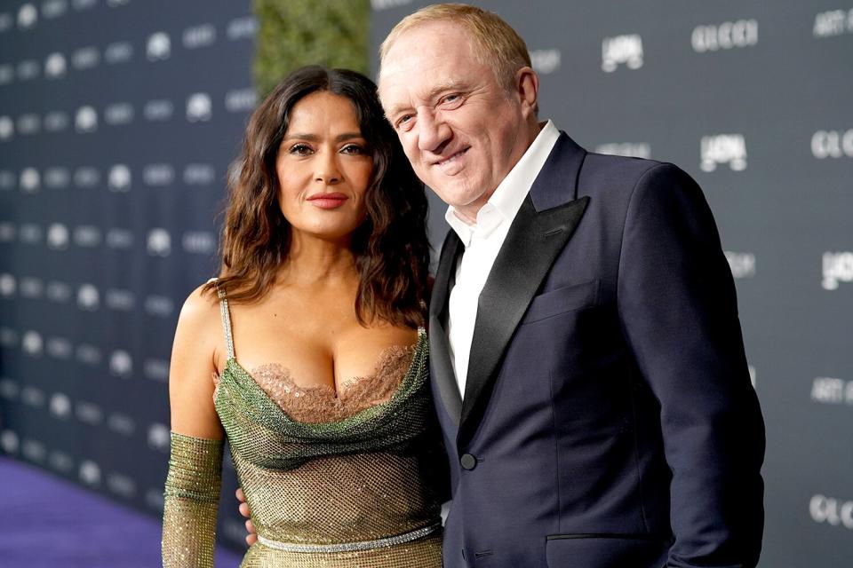 François-Henri Pinault and Salma Hayek