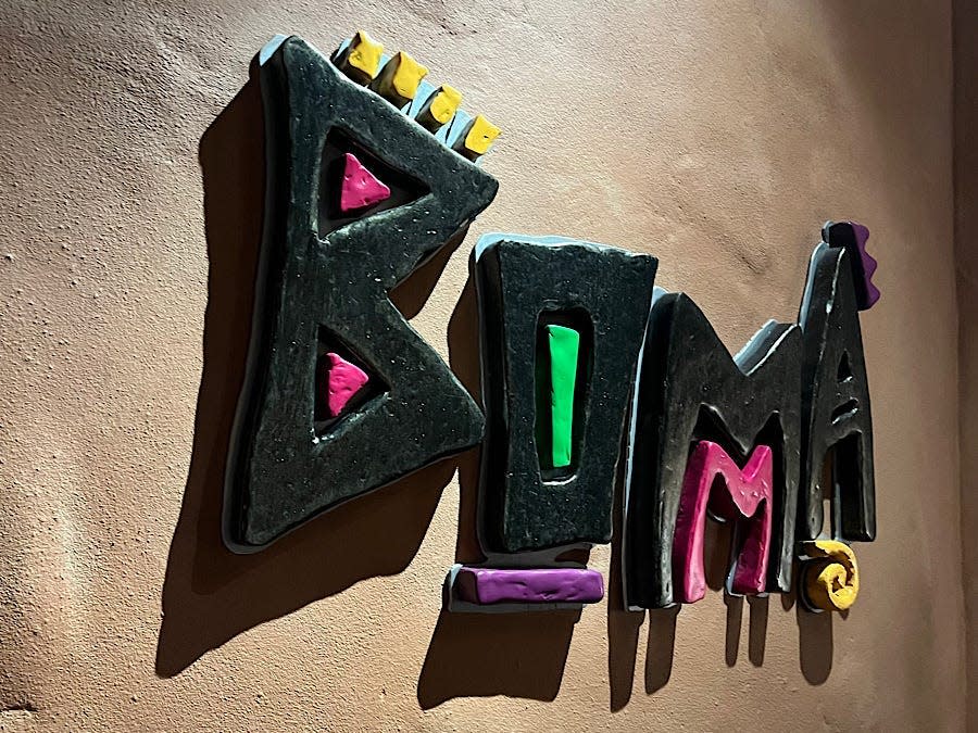 sign for boma restaurant at disney's animal kingdom lodge resort at disney world