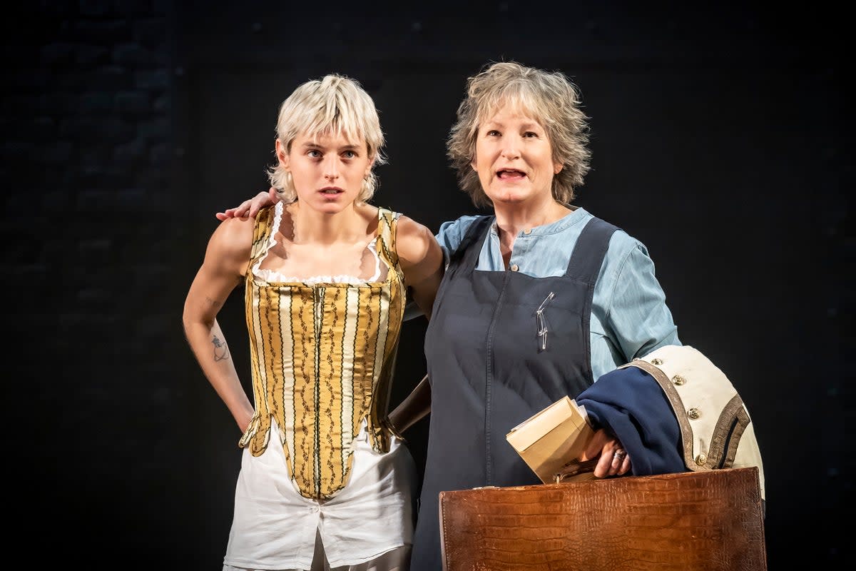 Emma Corrin, left, and Deborah Findlay in Orlando  (Marc Brenner)