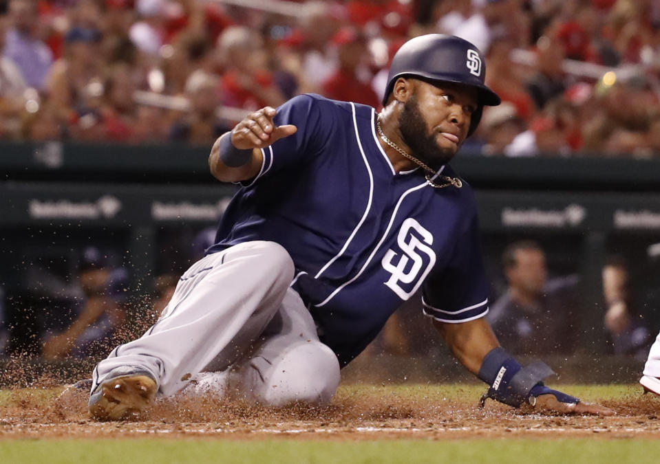 Happy Father's Day, Padres. (AP)