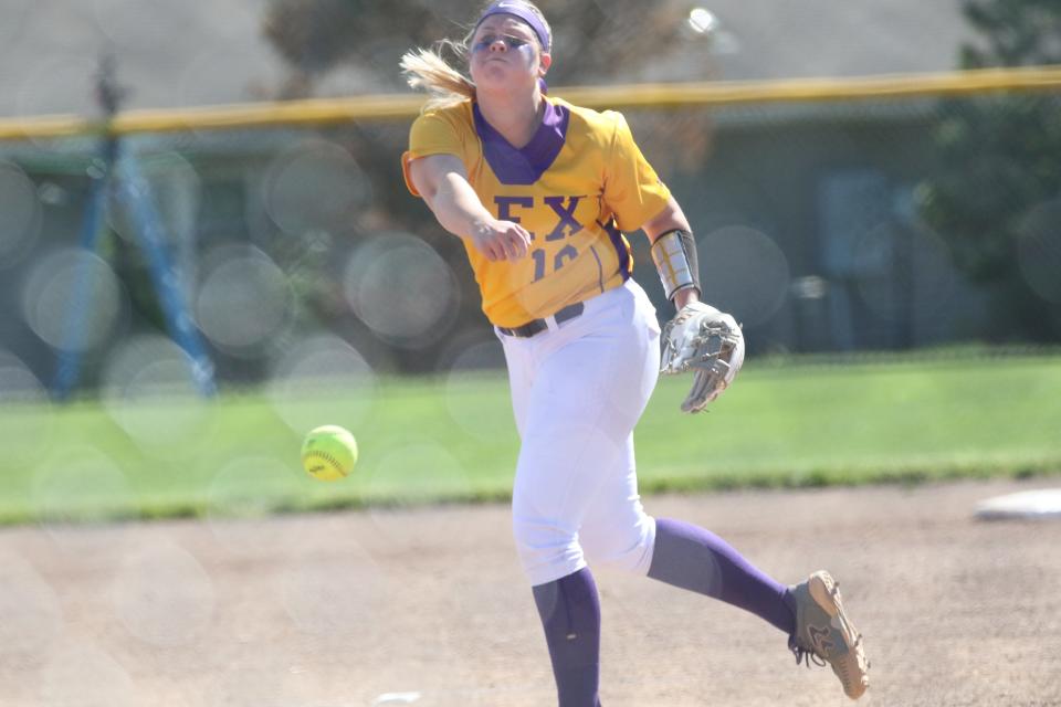 Lexington's Jillian Bammann collected nine strikeouts, five looking, in a 3-2 district semifinal win over Madison on Tuesday.