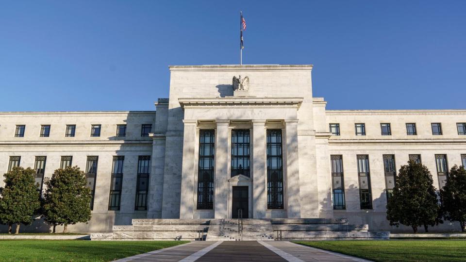 Das Gebäude der US-Notenbank Federal Reserve in Washington.