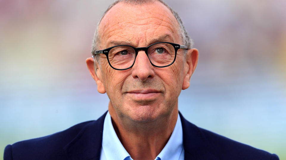 David Lloyd, pictured here during commentary duties during the 2019 Ashes series.