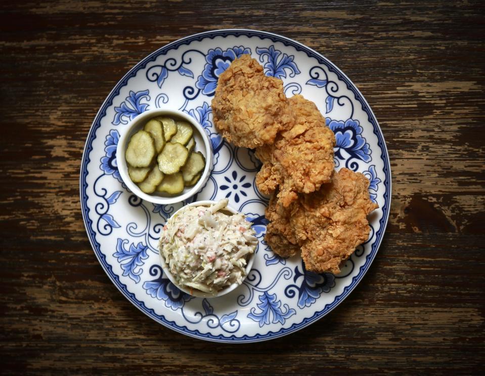A favorite dish at The Regional Kitchen in West Palm Beach: Chef Lindsay Autry's tea-brined fried chicken.