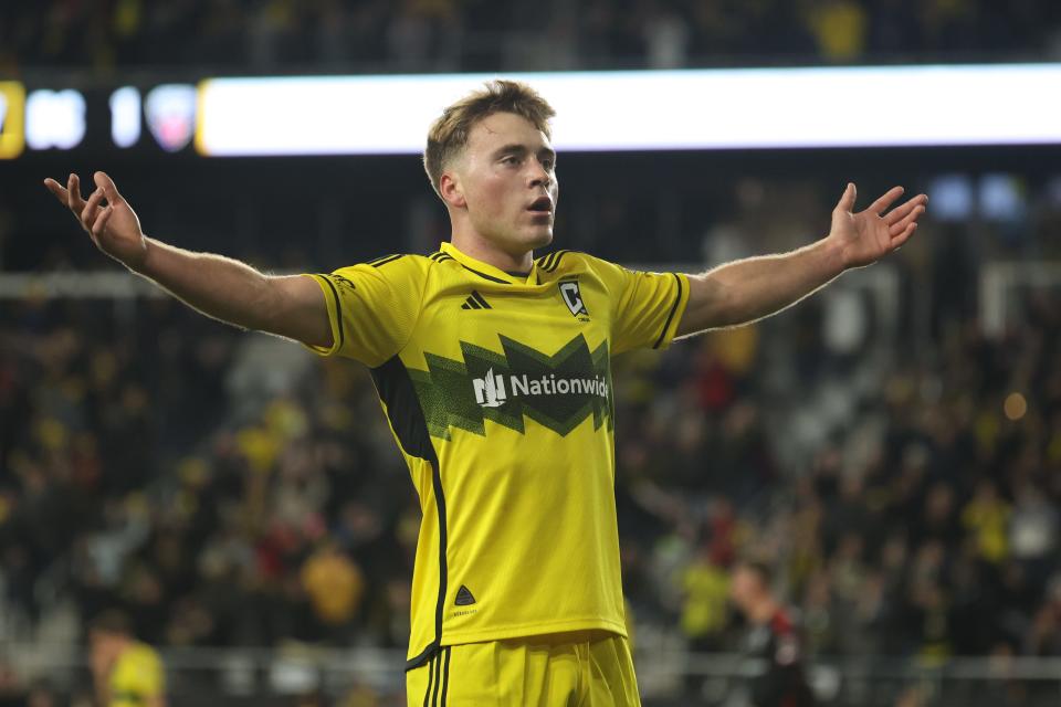 The Columbus Crew's 22-year-old midfielder Aidan Morris could be on Team USA when it plays in the Paris Olympics this summer.