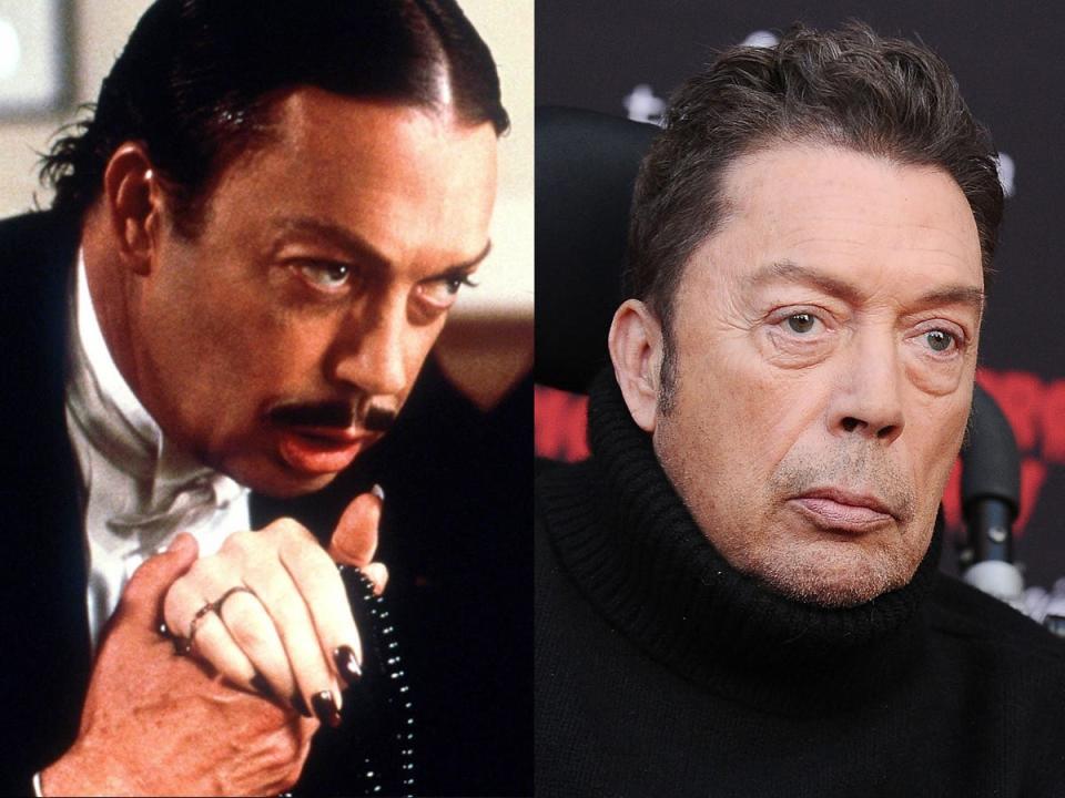 Tim Curry as Gomez Addams in "Addams Family Reunion."