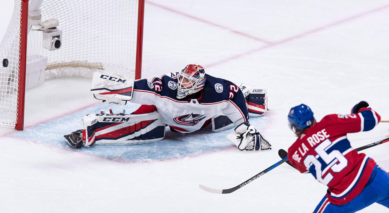 Columbus Blue Jackets goalie Sergei Bobrovsky proved again this week that he is not, in fact, human. (Paul Chiasson/CP)