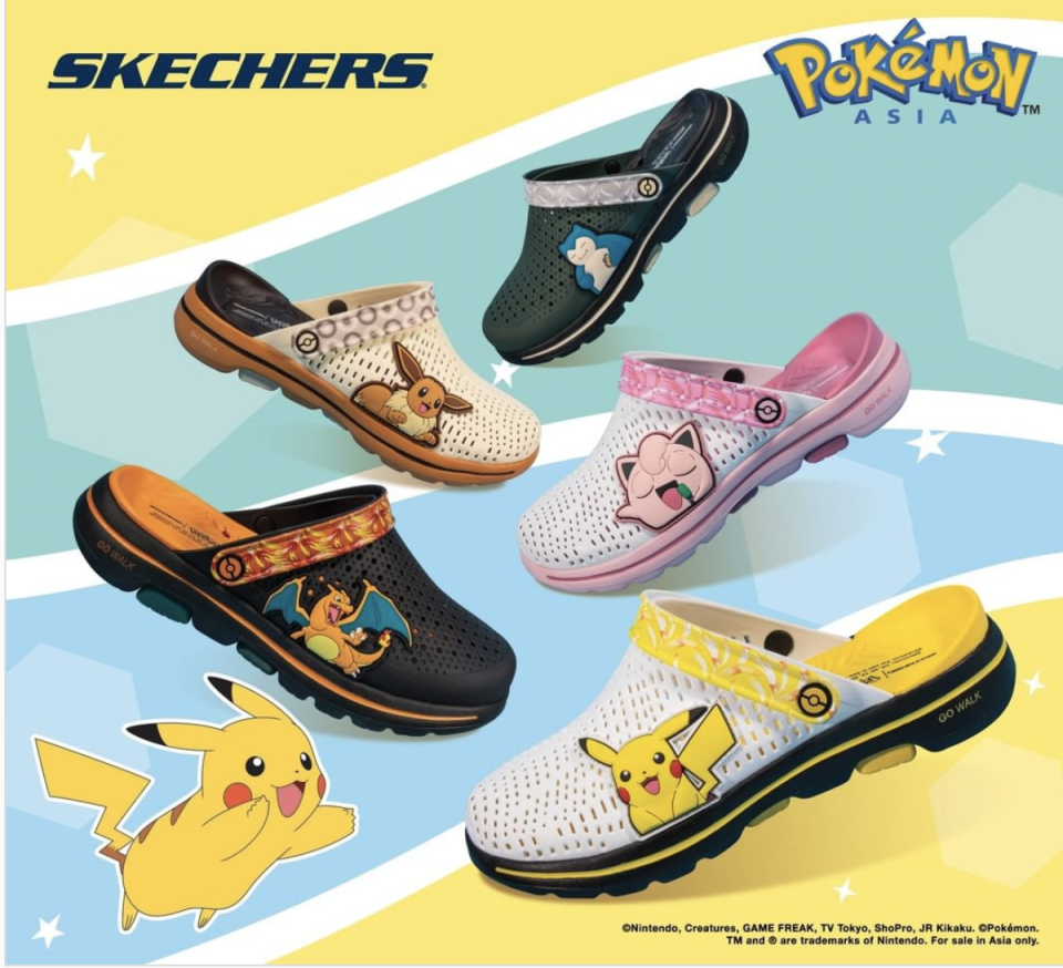 Pokémon Collection by Skechers. PHOTO: Skechers