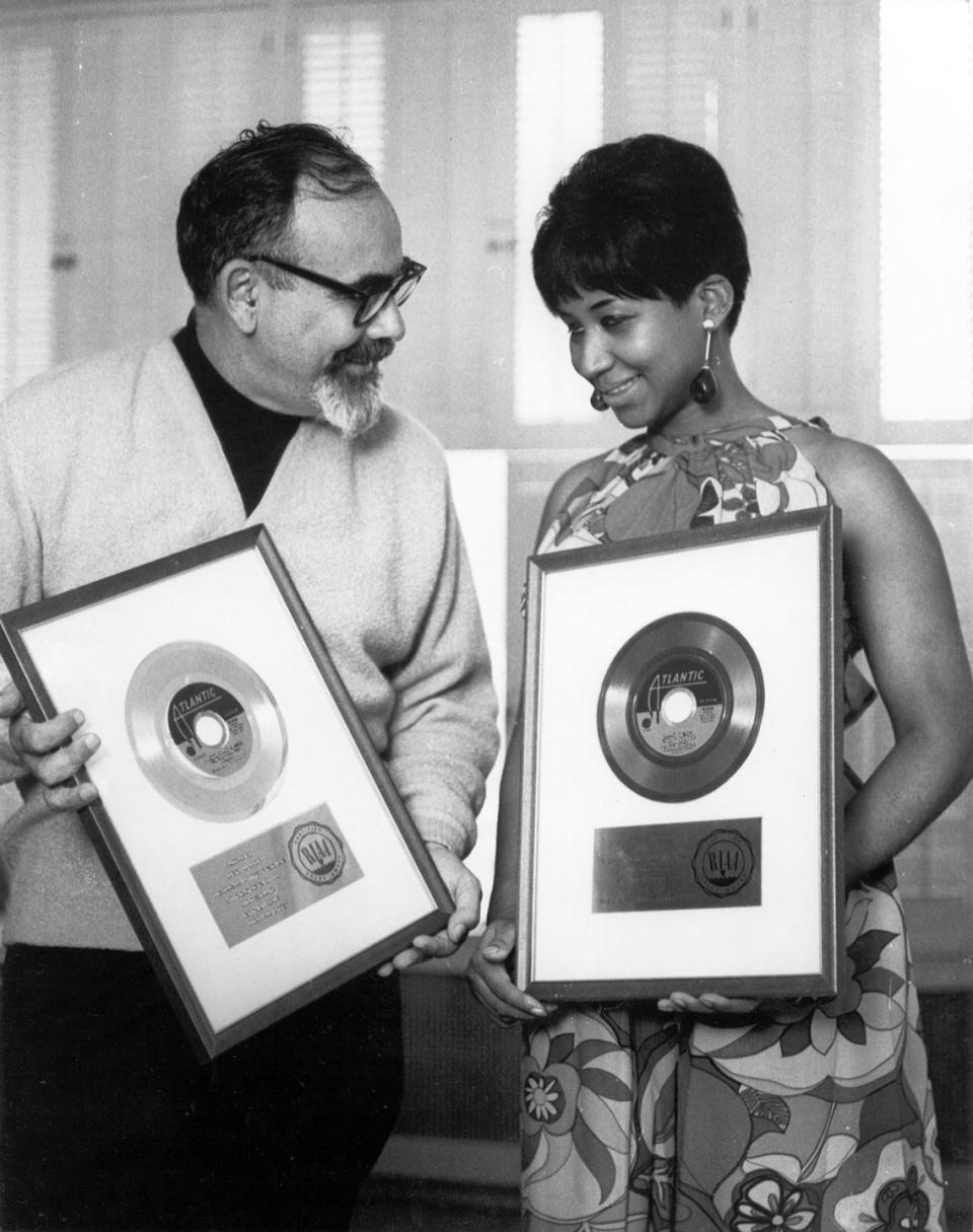 Aretha records "Respect" and launches to the top.