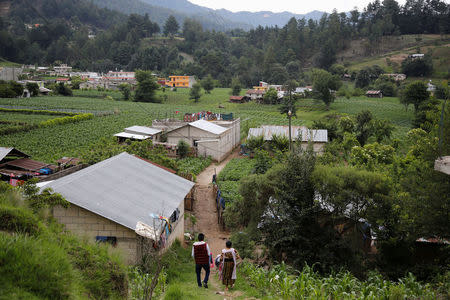 A general view shows the village where the family of Claudia Gomez, a 19-year old Guatemalan immigrant who was shot by an U.S. Border Patrol officer, lives in San Juan Ostuncalco, Guatemala May 27, 2018. REUTERS/Luis Echeverria