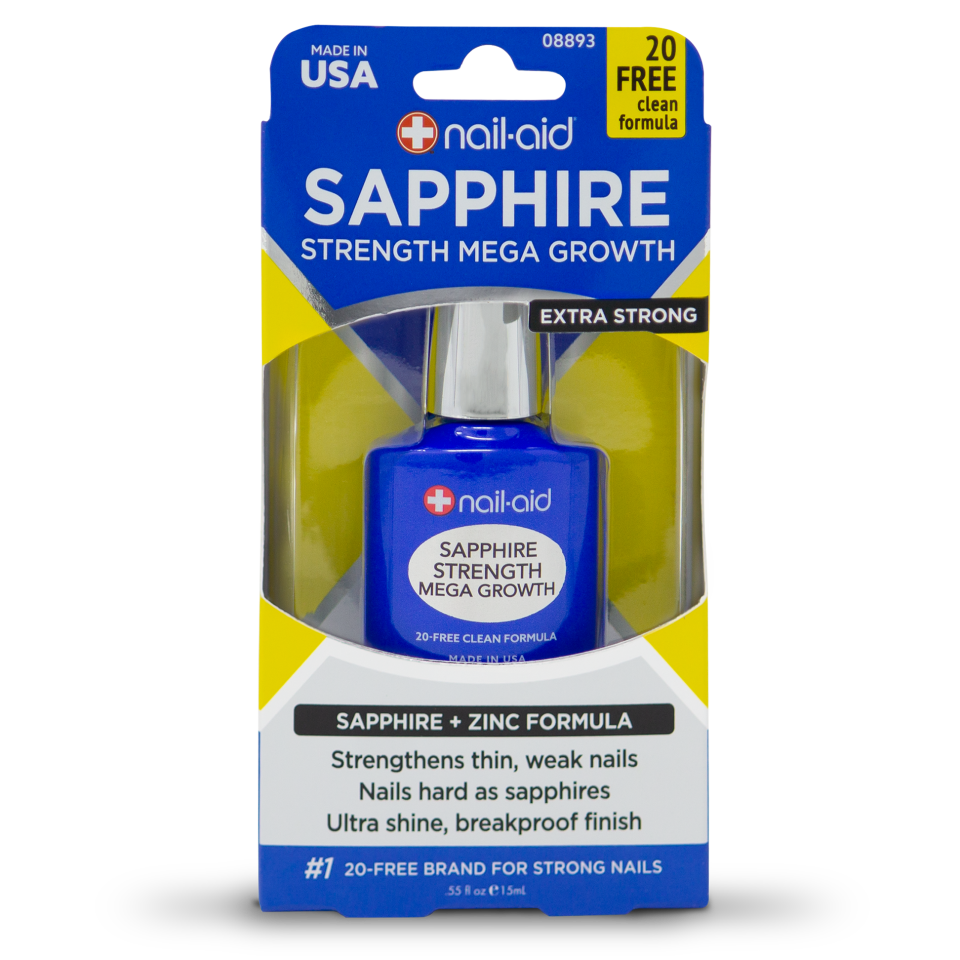 Sapphire Strength Mega Growth Nail Polish