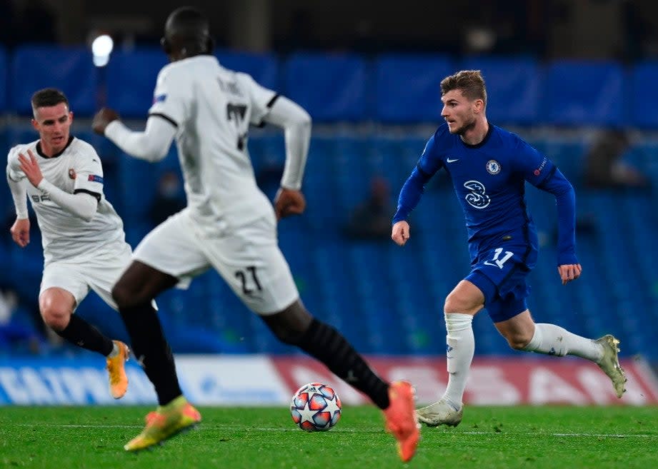 Chelsea forward Timo Werner (POOL/AFP via Getty Images)