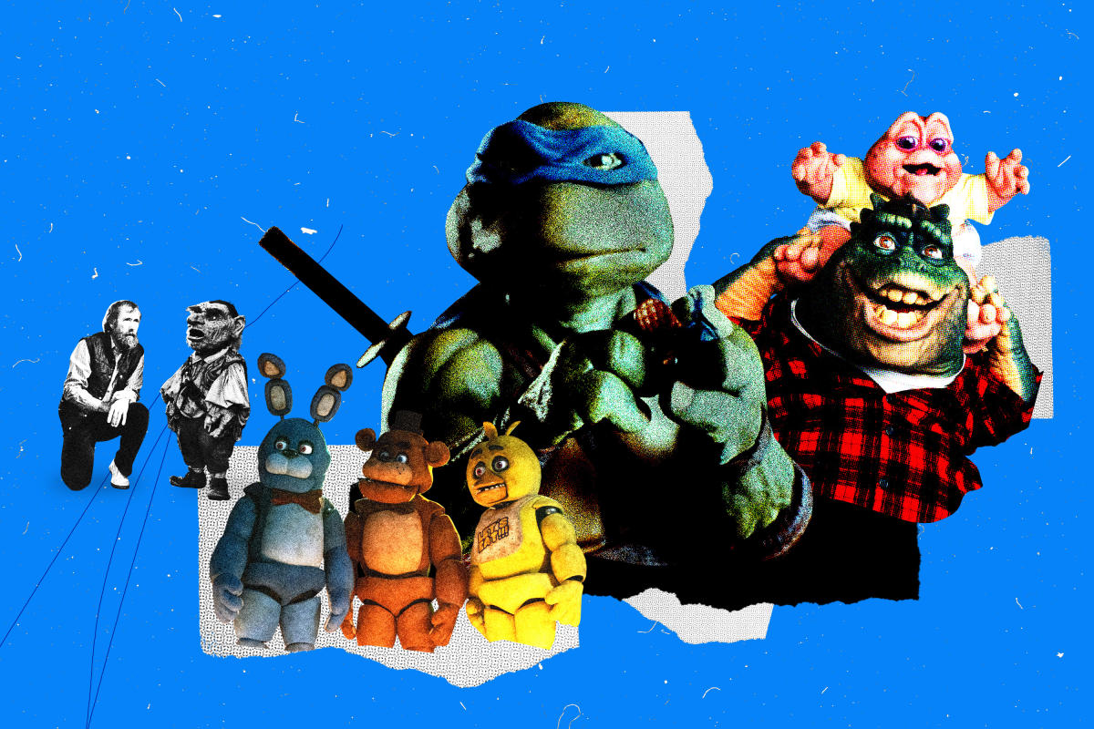 Teenage Mutant Ninja Turtles Vintage Cartoon Group Shot Essential