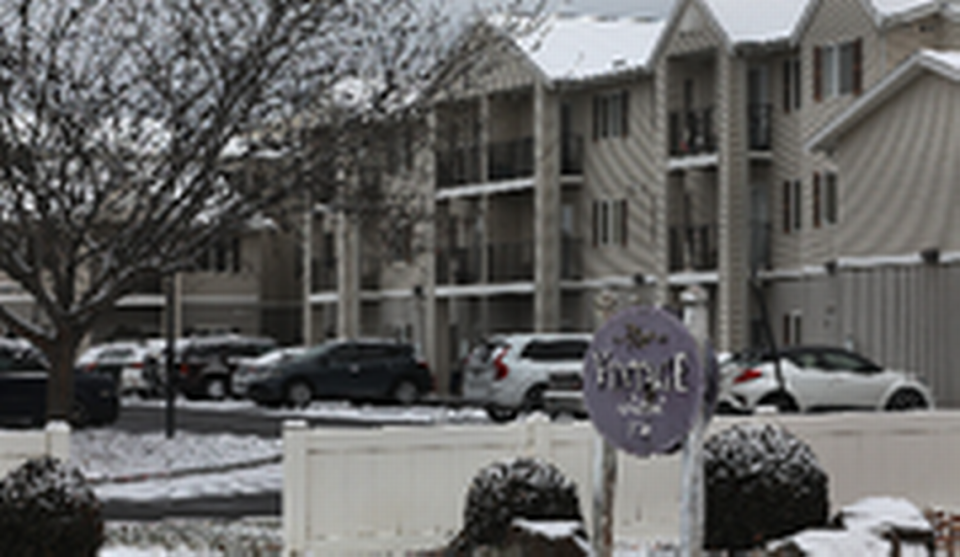 Elderly Richland residents are stranded in their apartments and even climbing stairs on their hands and knees after a sprinkler system failed, flooding the lone elevator serving the building.