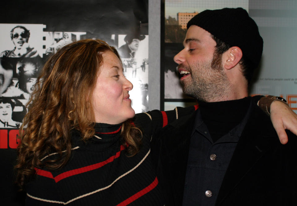 Ondi Timoner and Joel Gion during the 2004 Sundance Film Festival