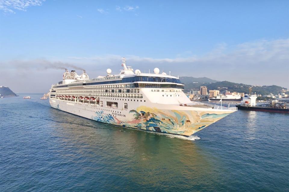 名勝世界壹號將在今年暑假重返台灣基隆港與高雄港。（名勝世界提供）