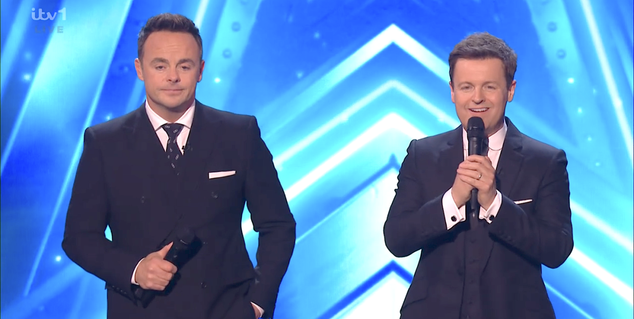 ant and dec in bgt live semifinale 3