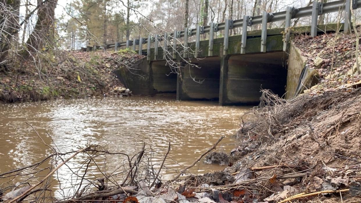 <div>Creek in Chambers County, AL, were a 911 caller told authorities Tuesday of a submerged car</div>