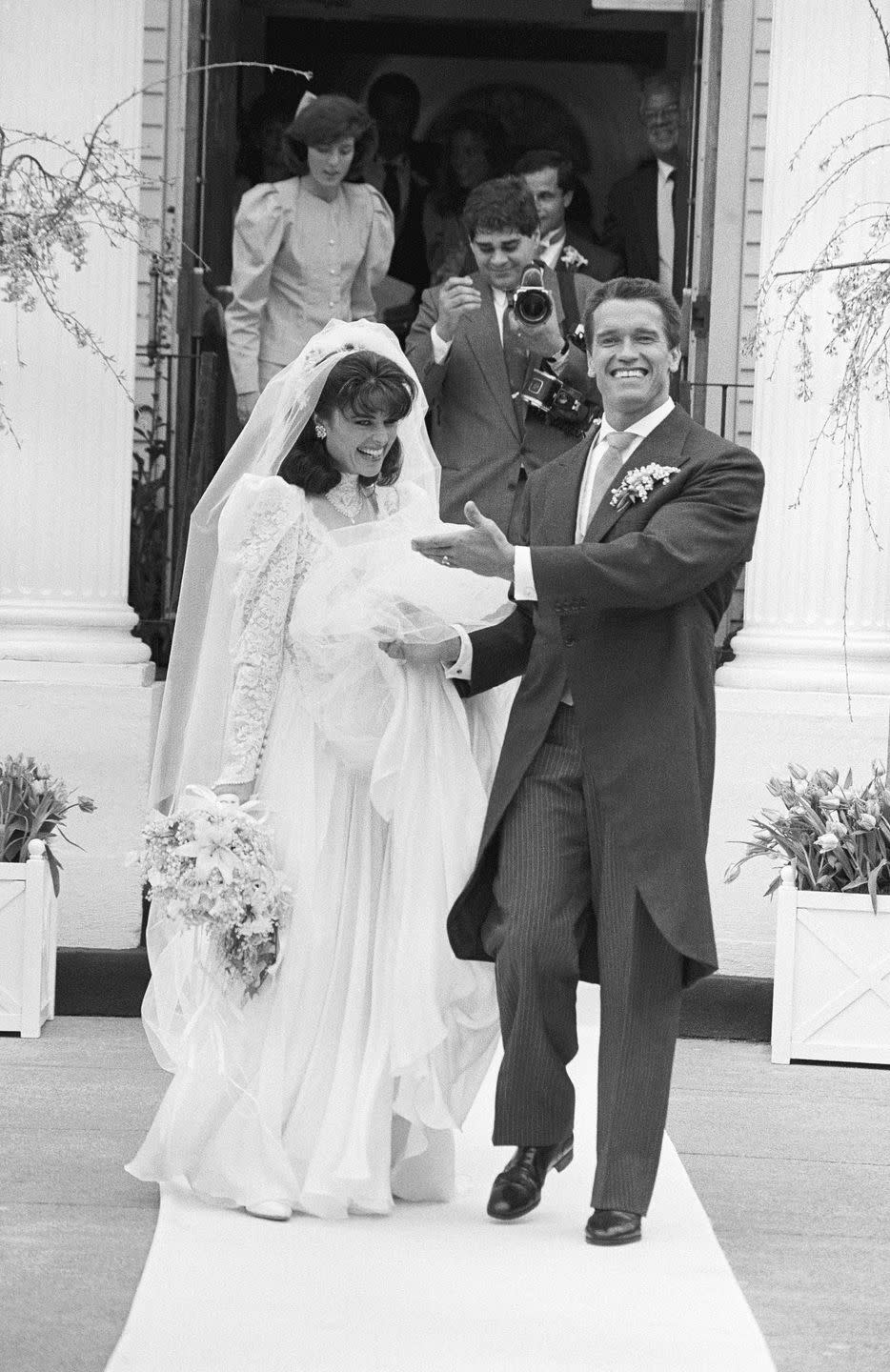 1986: Maria Shriver and Arnold Schwarzenegger