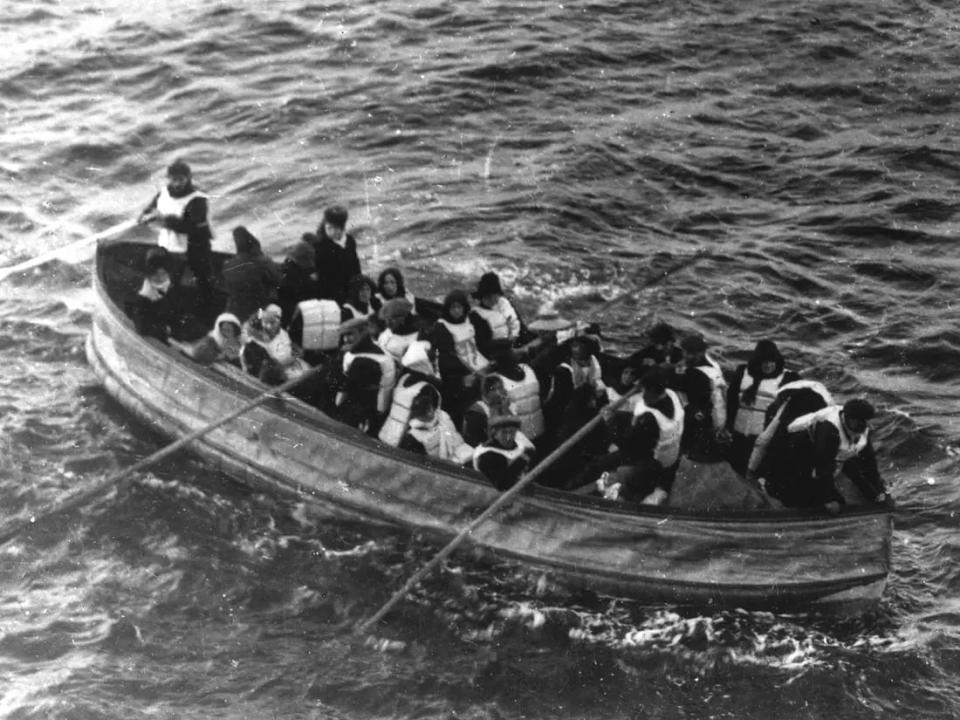 Die Rettungsboote sollen nur für Frauen und Kinder gewesen sein. - Copyright: API/Gamma-Rapho/Getty Images