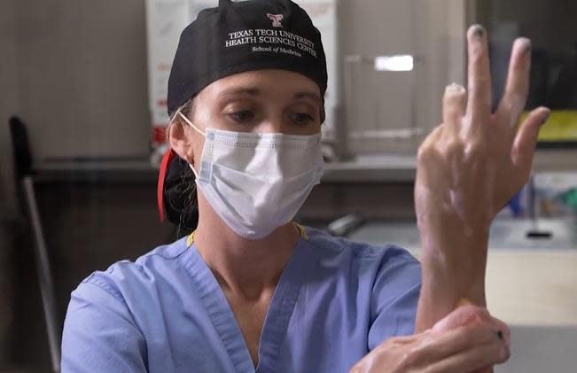 Lubbock, Texas trauma surgeon Dr. Brittany Bankhead-Kendall. / Credit: CBS Dallas