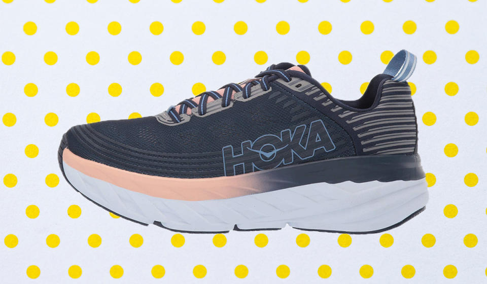 Save 20 percent on the Hoka One One sneakers. (Photo: Zappos)