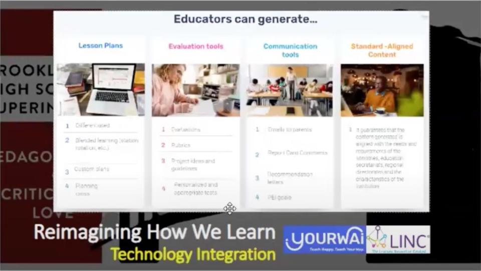 YourWai is an AI teaching and learning assistant that aims to save teachers time and improve instruction, according to its website. CCHS