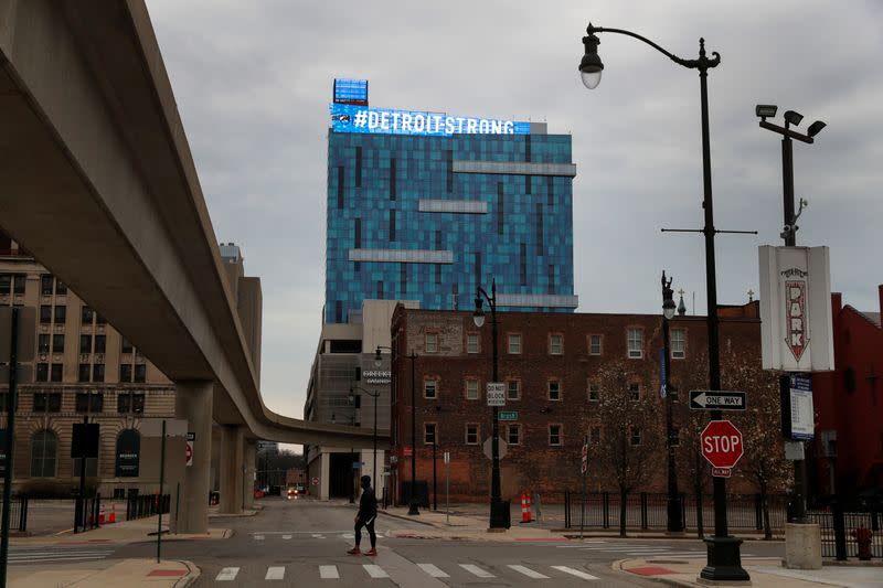 FILE PHOTO: Outbreak of the coronavirus disease (COVID-19) in Detroit, Michigan