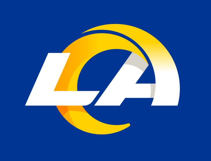 The new logo of the Los Angeles Rams revealed on March 23, 2020.