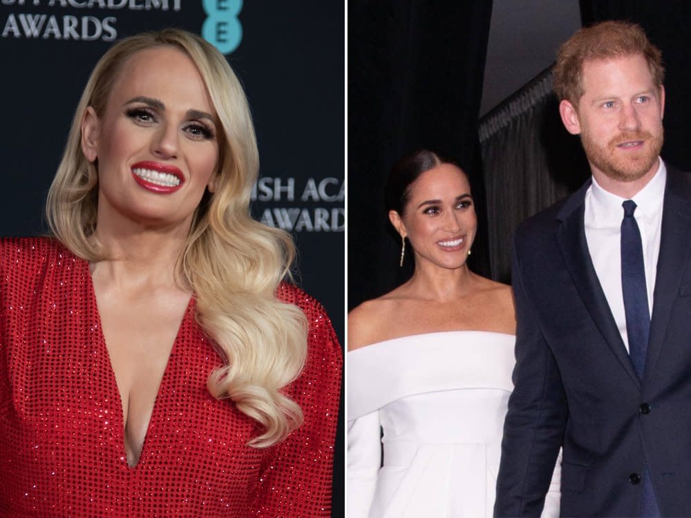 Rebel Wilson hat Herzogin Meghan und Prinz Harry in Kalifornien getroffen. (Bild: Landmark Media/ImageCollect / imago/Cover-Images)