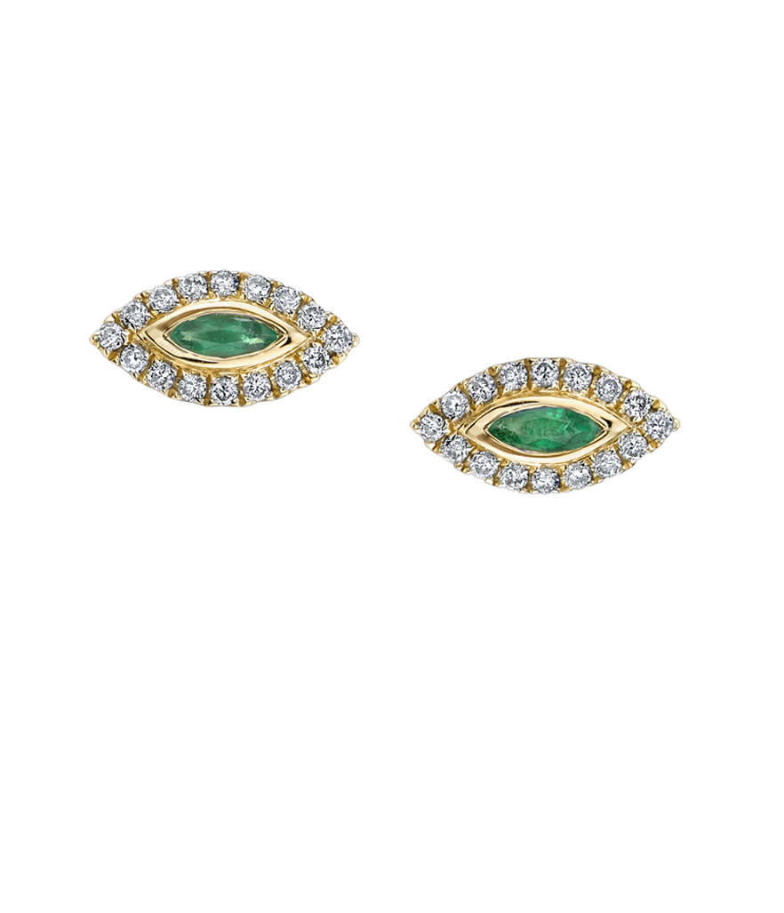 <p>Diamond evil-eye studs with emerald eyes, $2,900, <a rel="nofollow noopener" href="https://anitako.com/products/diamond-evil-eye-studs-w-emerald-eyes" target="_blank" data-ylk="slk:anitako.com;elm:context_link;itc:0;sec:content-canvas" class="link ">anitako.com</a> </p>